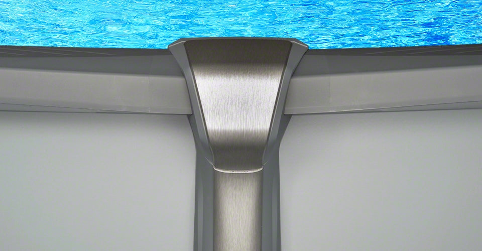 18'x33'x54" Saltwater Aurora Oval Pool with Resin Wall