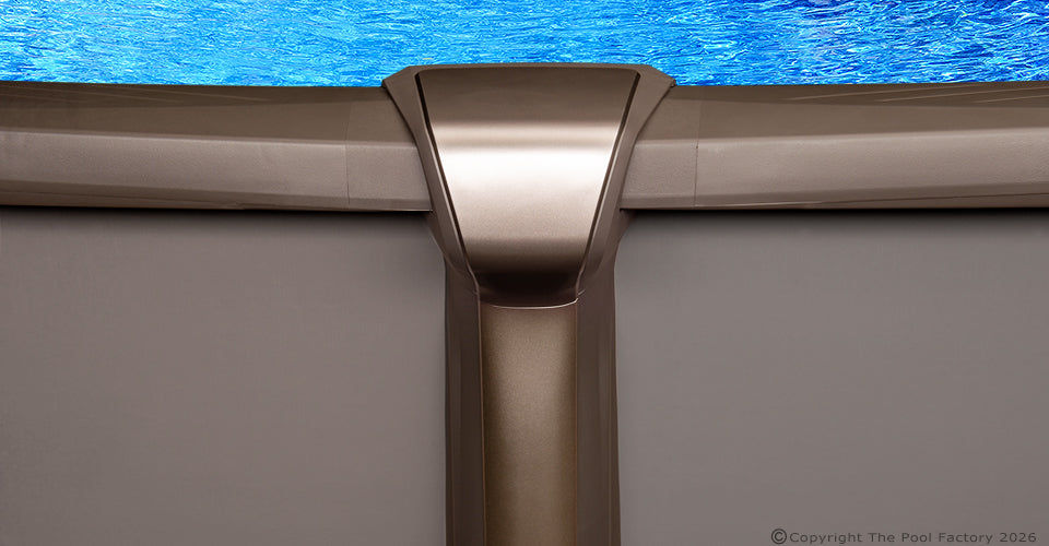 12'x20'x54" Saltwater Defender Oval Pool with Resin Wall
