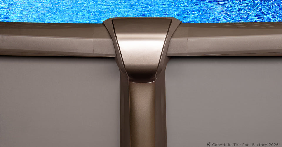 21'x54" Saltwater Defender Round Pool with Resin Wall