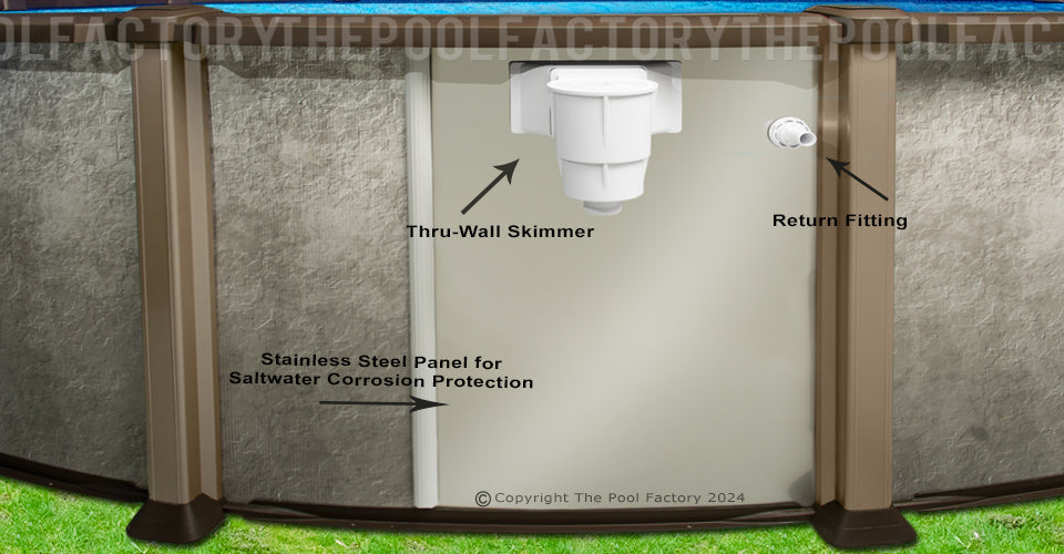 15'x26'x54" Saltwater LX Oval Pool