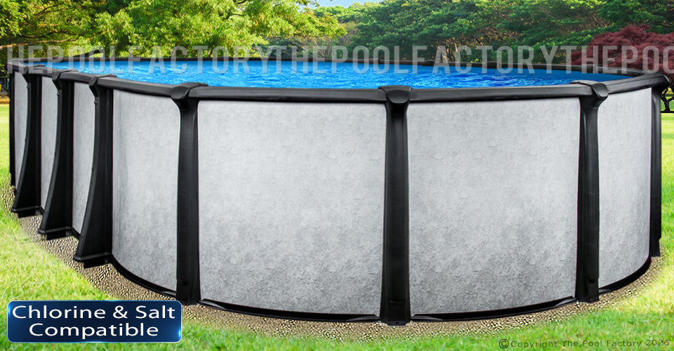 15'x30'x54" Saltwater Twilight Oval Pool